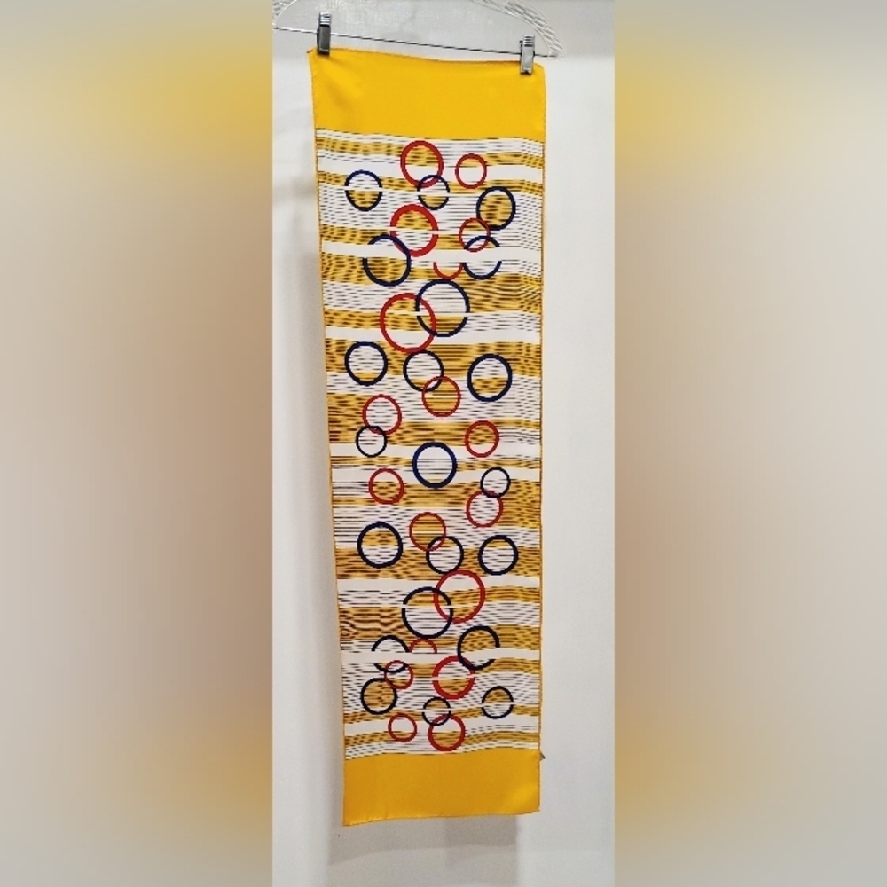 VINTAGE BRIGHT OLYMPIC GAMES SCARF